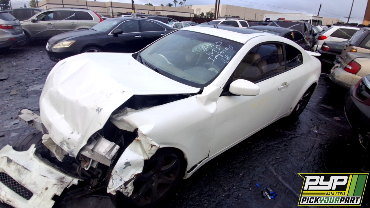 2004 INFINITI G35 partes disponibles