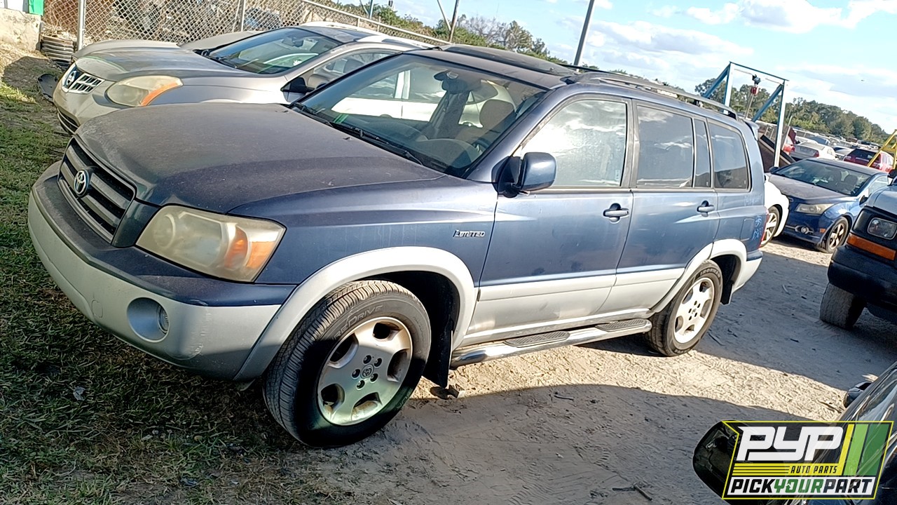 2004 TOYOTA HIGHLANDER partes disponibles