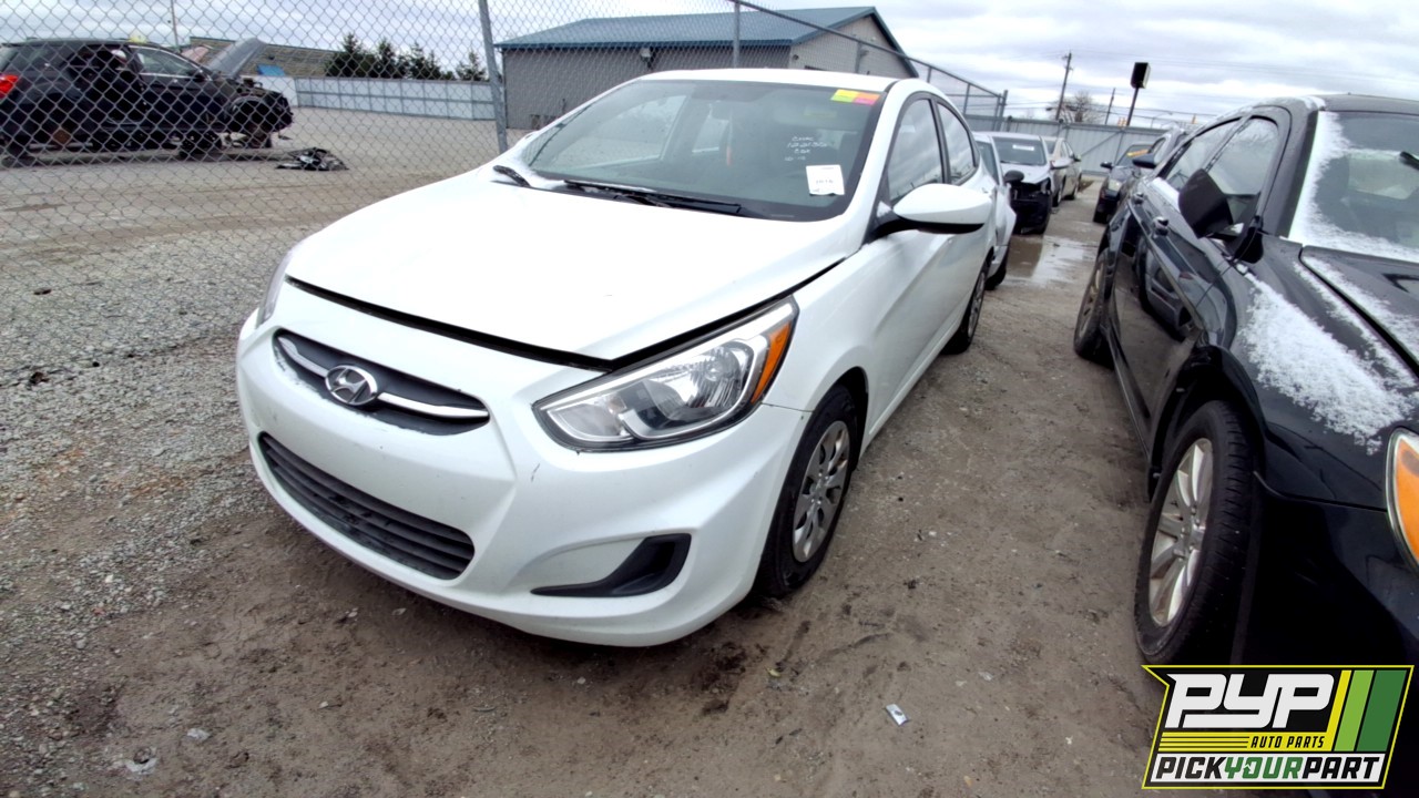 2016 HYUNDAI ACCENT partes disponibles