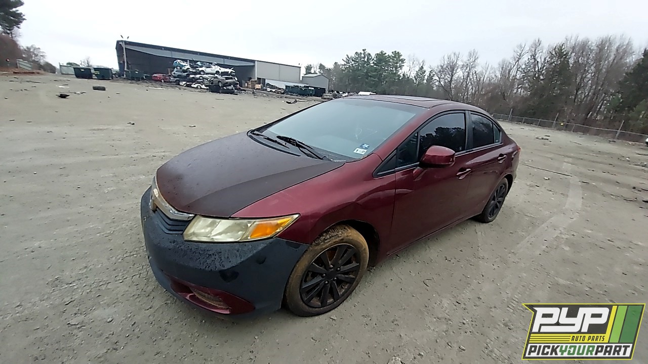2012 HONDA CIVIC partes disponibles