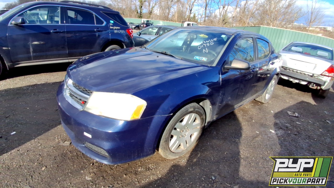 2013 DODGE AVENGER partes disponibles
