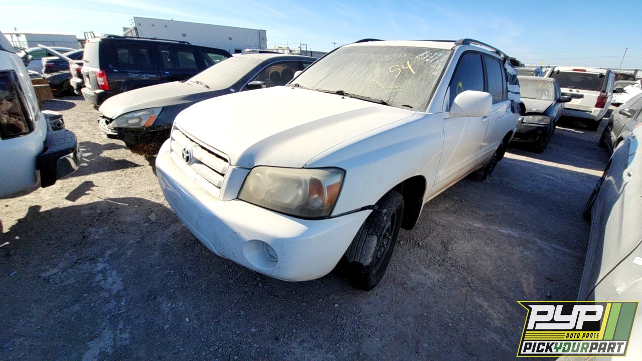 2005 TOYOTA HIGHLANDER partes disponibles