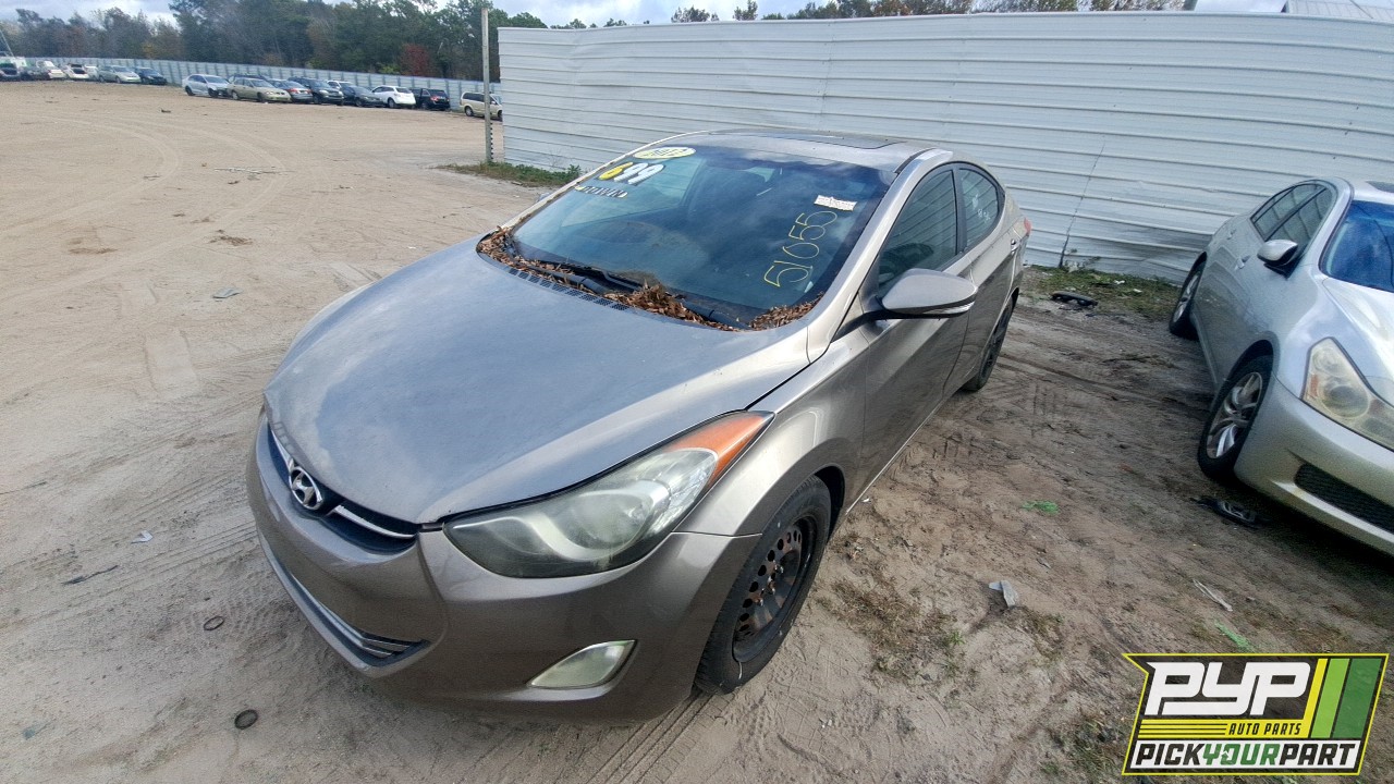 2012 HYUNDAI ELANTRA partes disponibles
