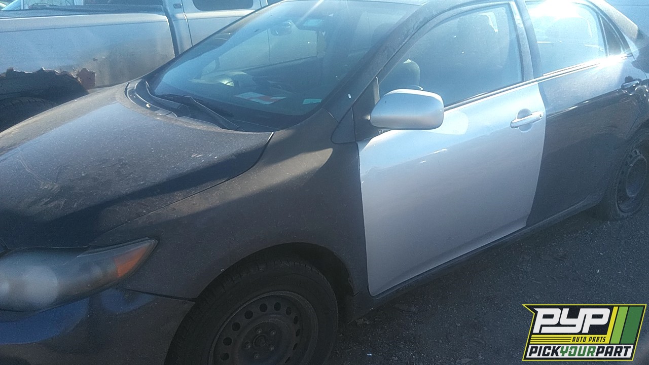 2009 TOYOTA COROLLA partes disponibles