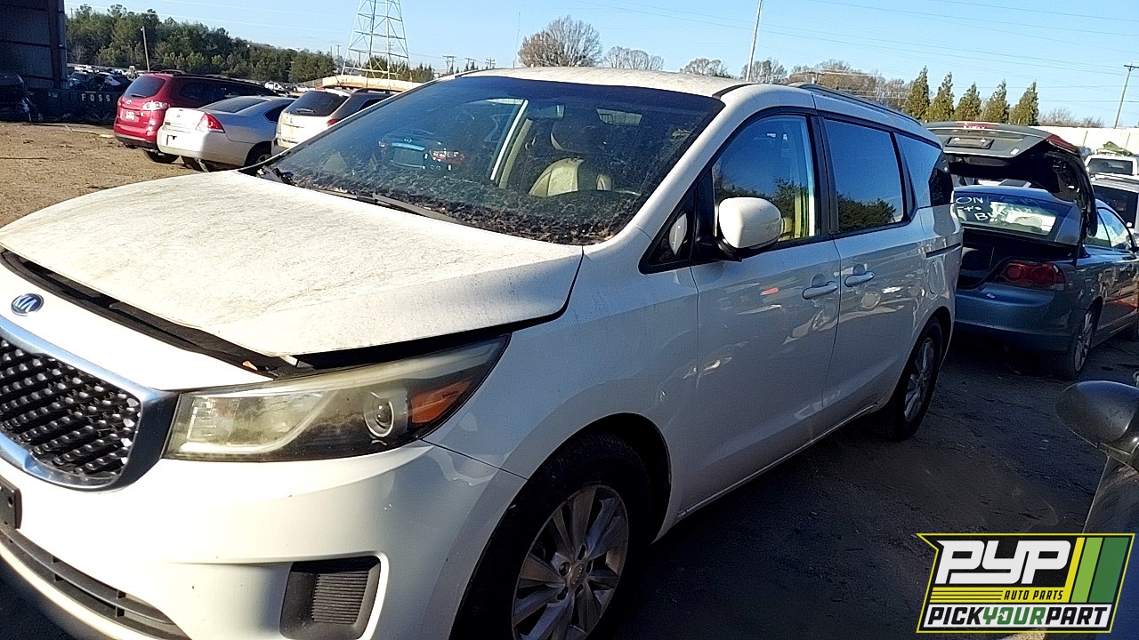 2016 KIA SEDONA partes disponibles