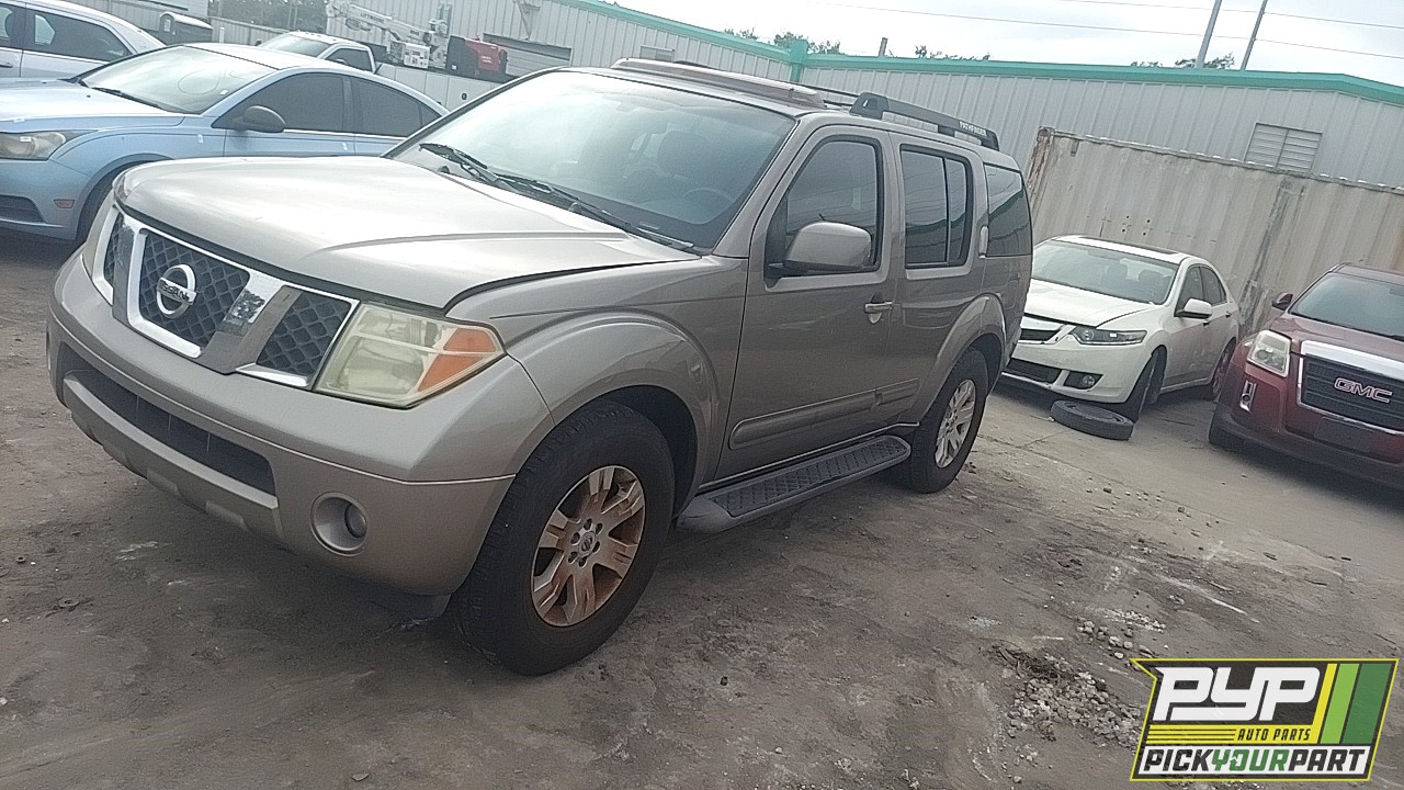 2007 NISSAN PATHFINDER partes disponibles