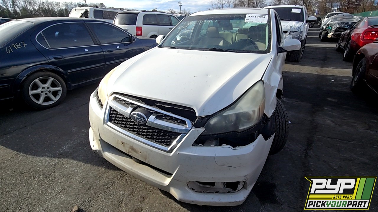 2014 SUBARU LEGACY available for parts