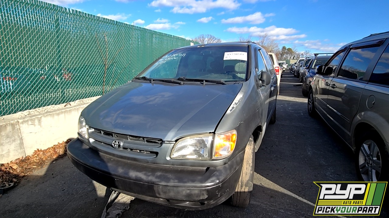 2000 TOYOTA SIENNA partes disponibles