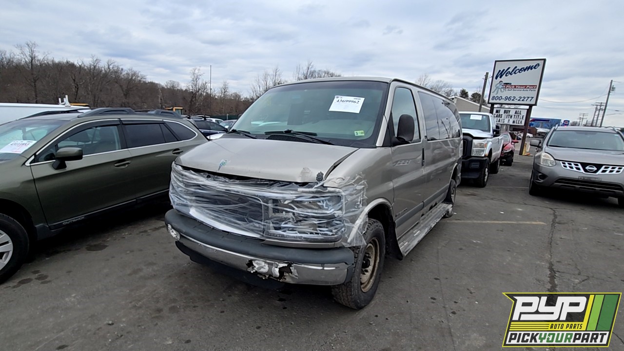 2001 GMC SAVANA 2500 partes disponibles