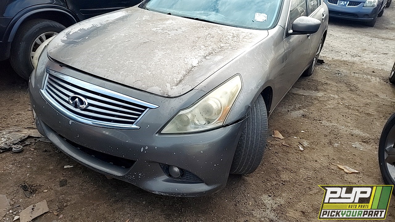2010 INFINITI G37 partes disponibles