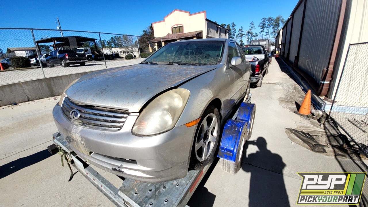 2004 INFINITI G35 available for parts