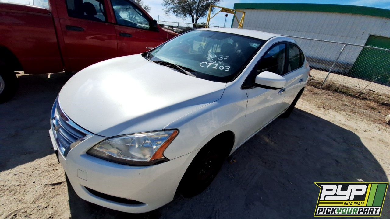 2013 NISSAN SENTRA partes disponibles