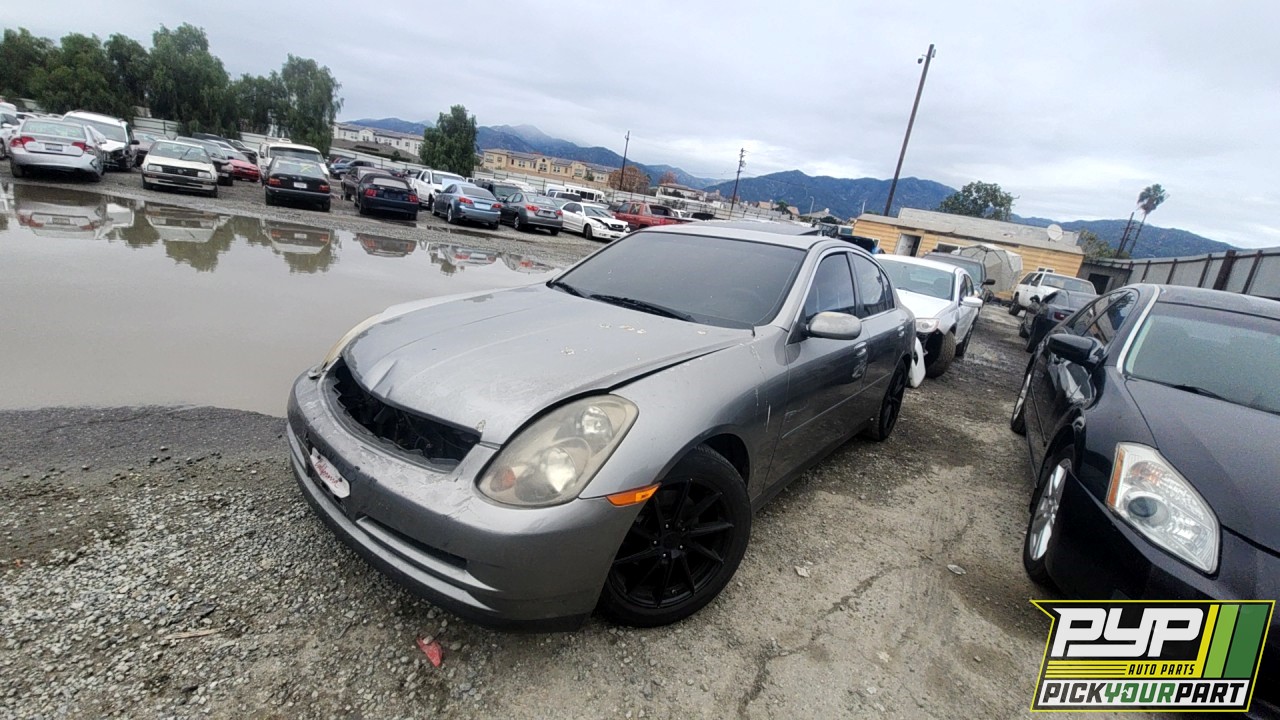 2004 INFINITI G35 partes disponibles