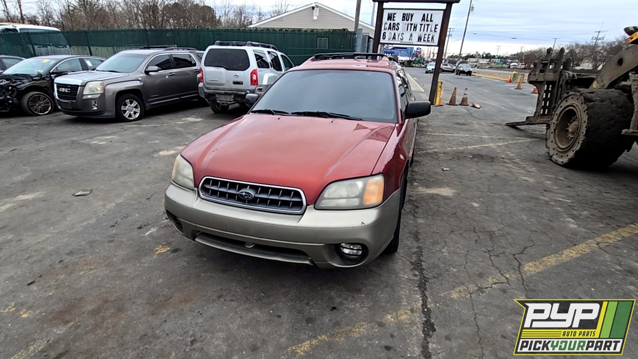2003 SUBARU OUTBACK partes disponibles