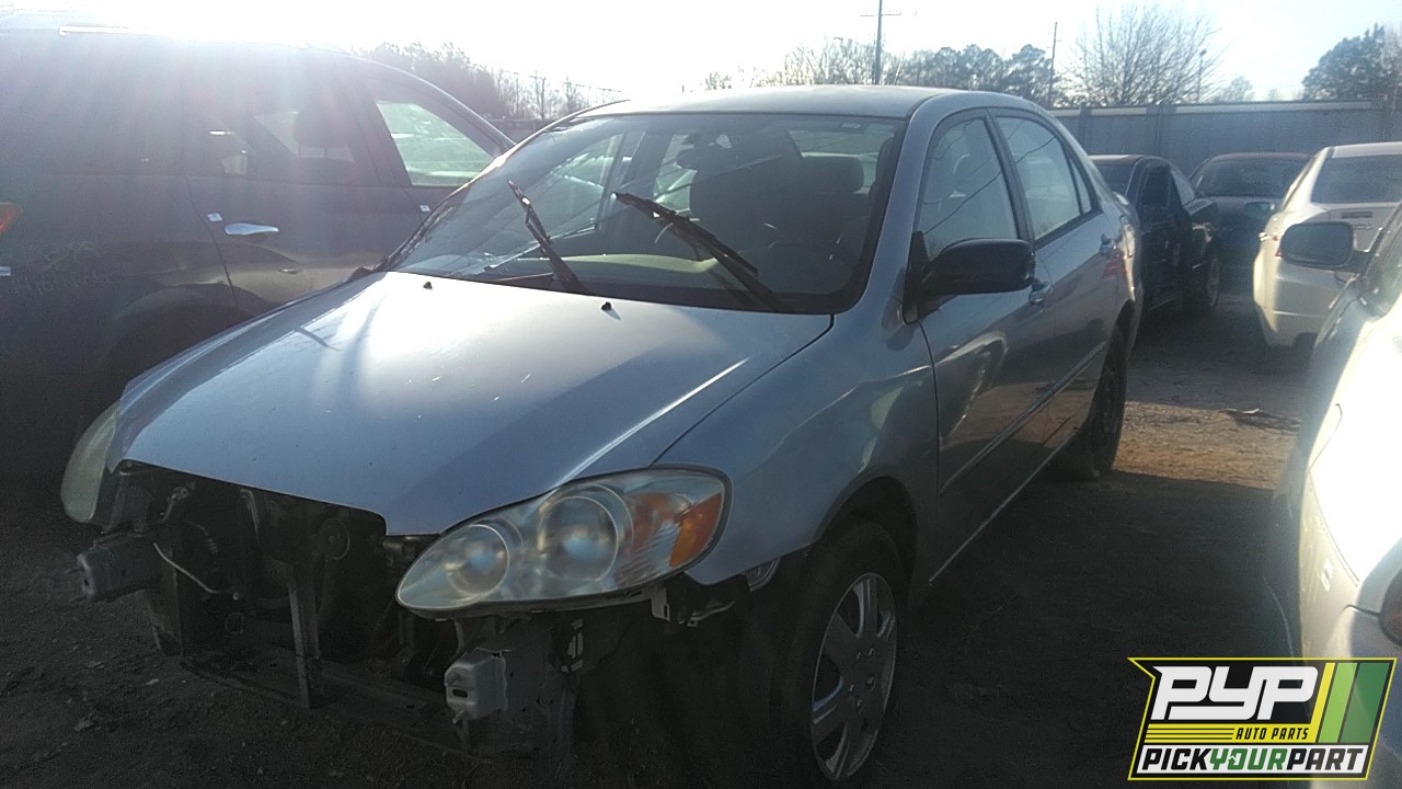 2007 TOYOTA COROLLA partes disponibles