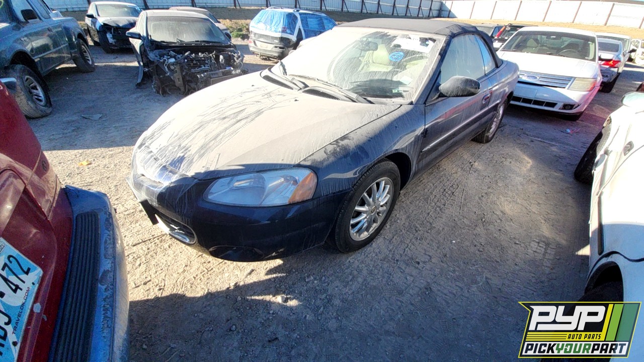 2002 CHRYSLER SEBRING partes disponibles