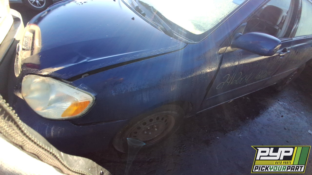 2003 TOYOTA COROLLA partes disponibles