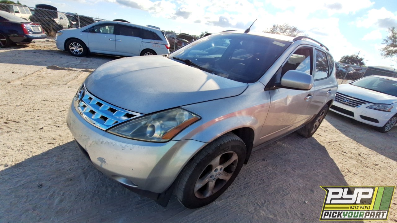 2003 NISSAN MURANO partes disponibles