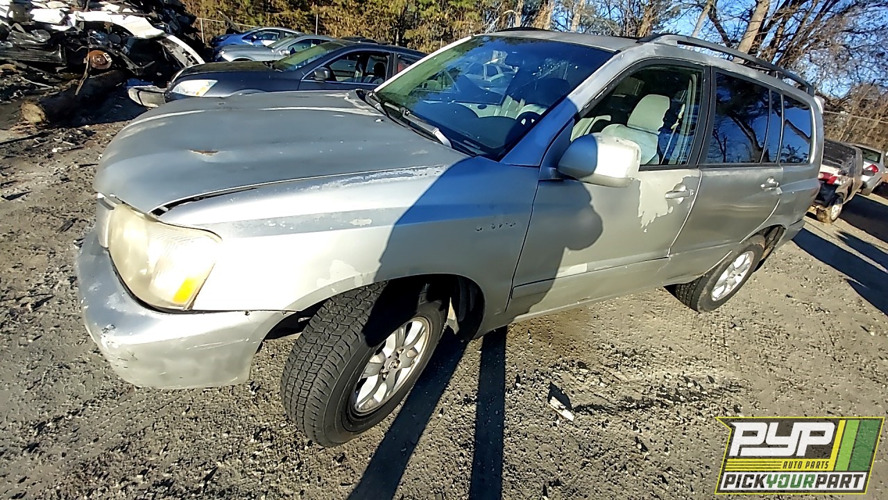 2002 TOYOTA HIGHLANDER available for parts