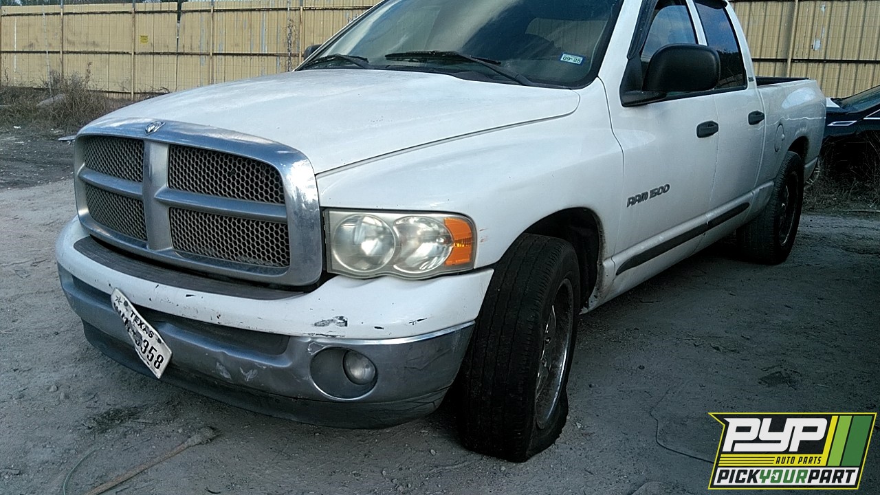 2002 DODGE RAM 1500 available for parts