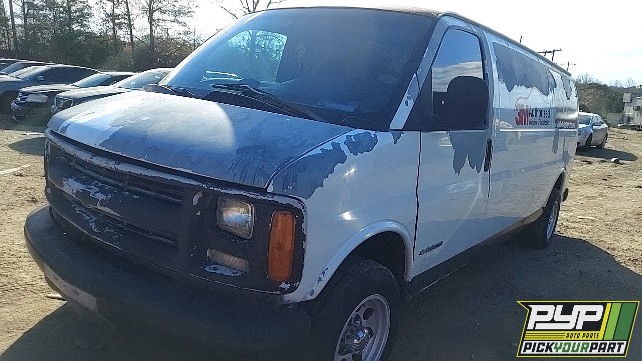 2002 CHEVROLET EXPRESS 2500 partes disponibles