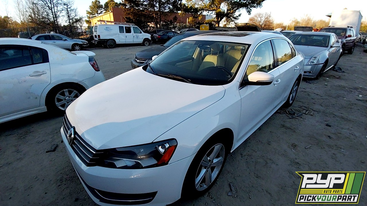 2013 VOLKSWAGEN PASSAT available for parts