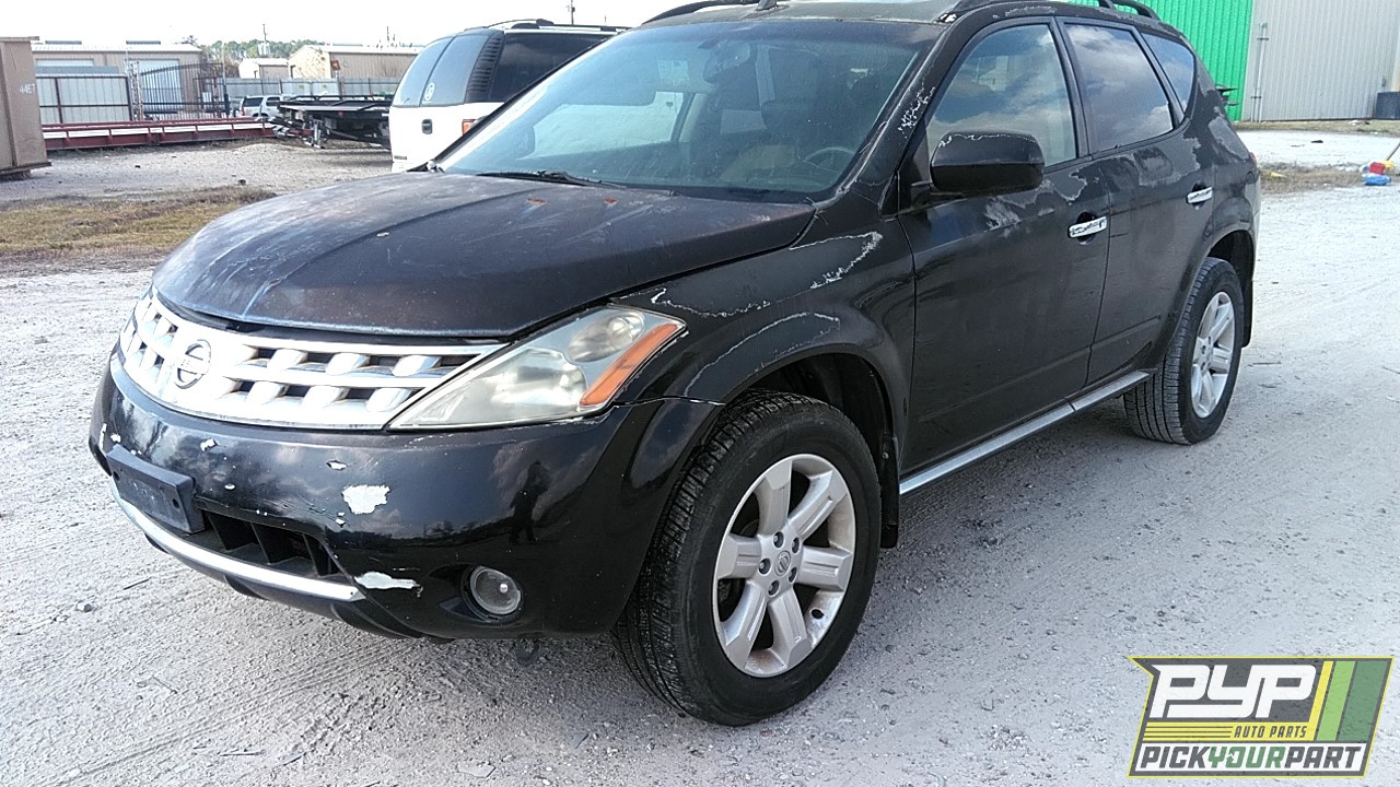 2006 NISSAN MURANO partes disponibles