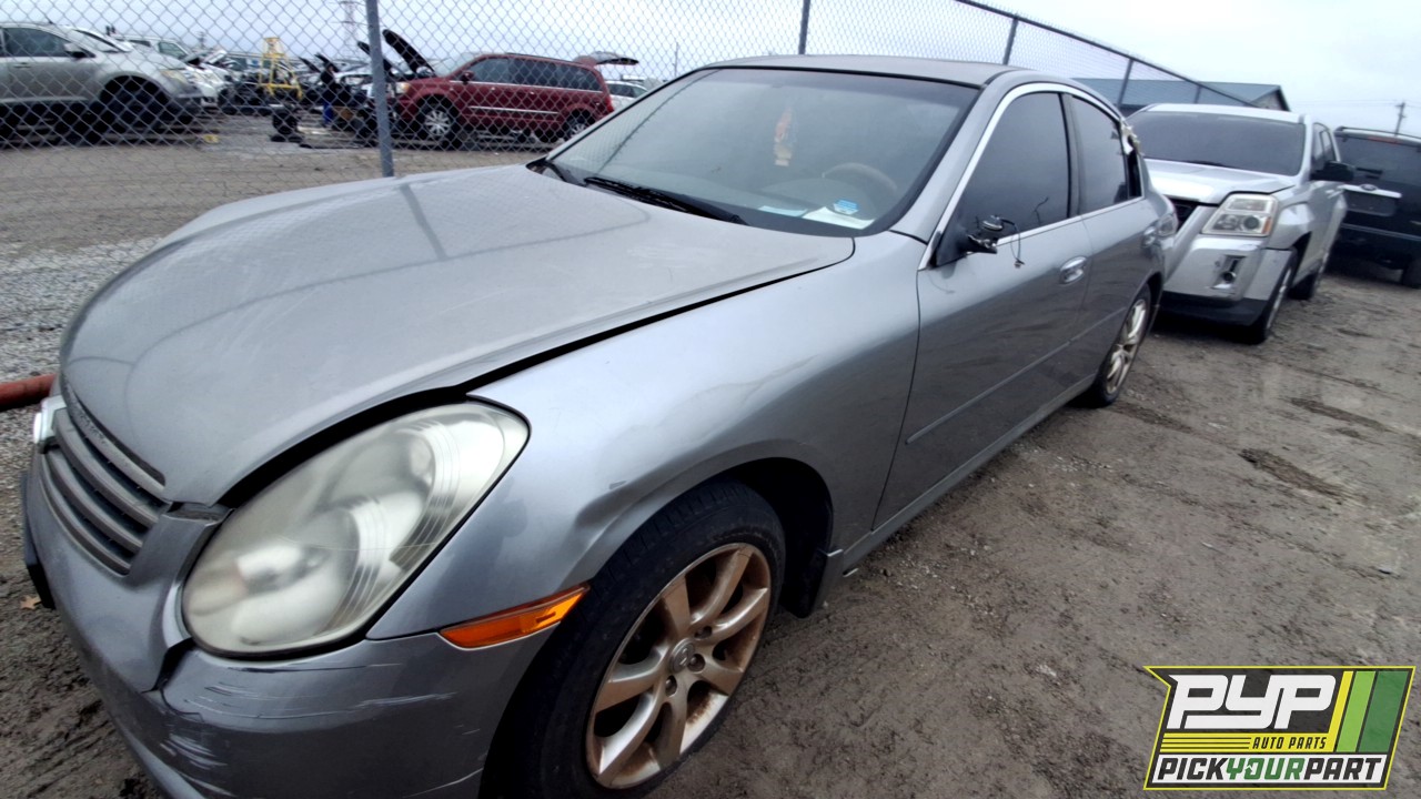 2005 INFINITI G35 partes disponibles