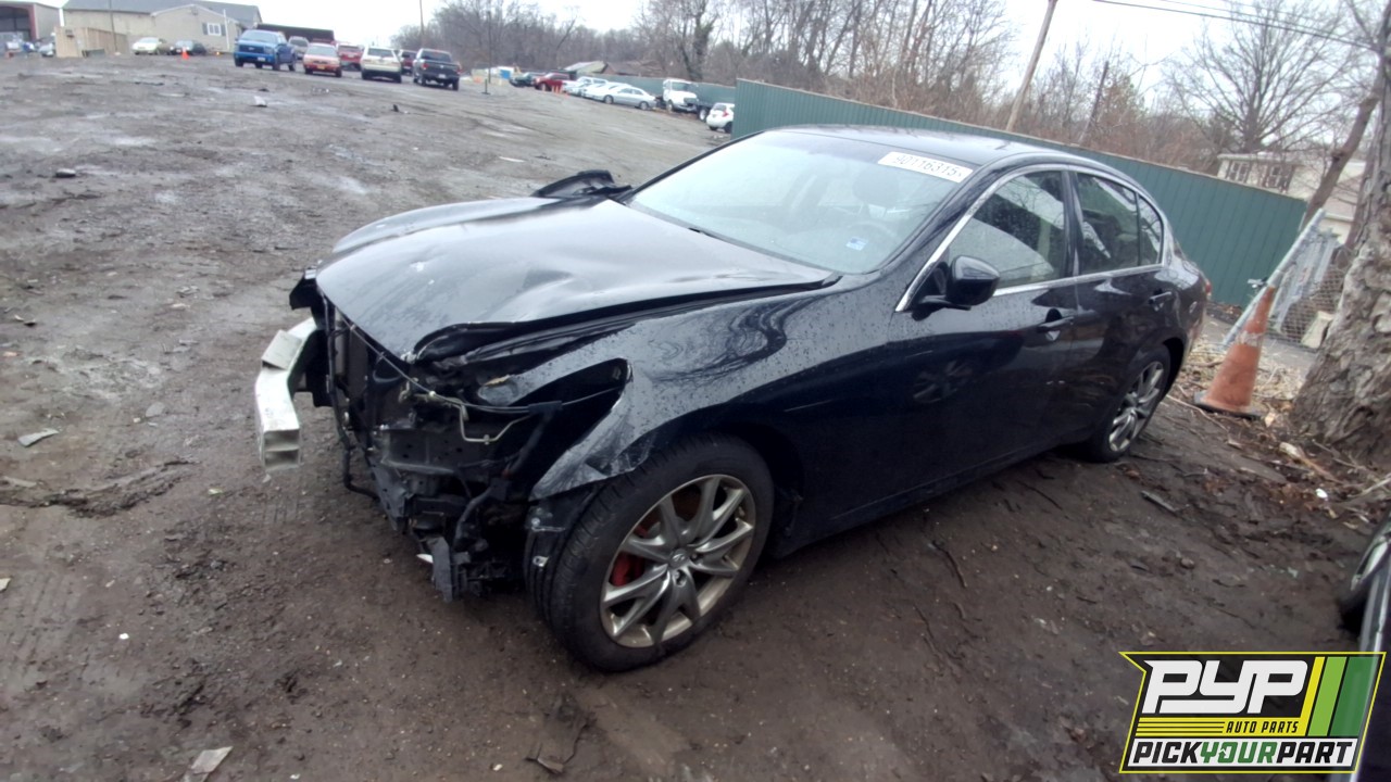 2012 INFINITI G37 partes disponibles