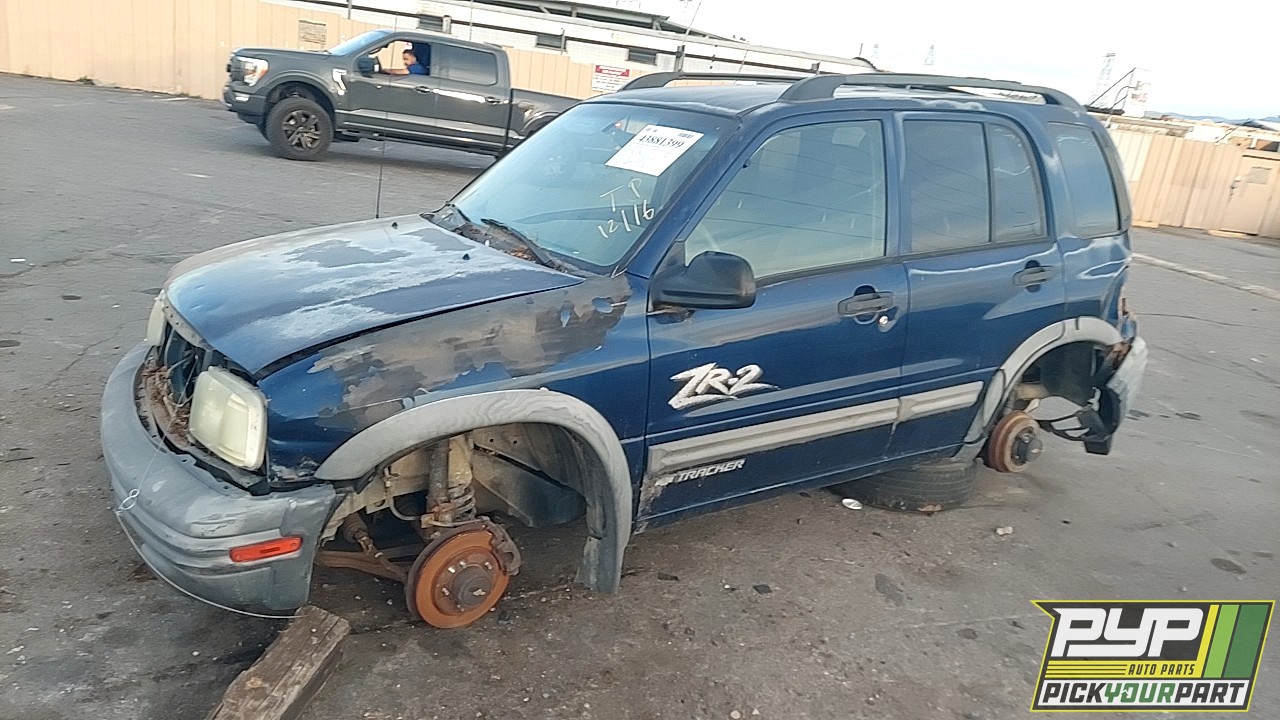 2002 CHEVROLET TRACKER available for parts