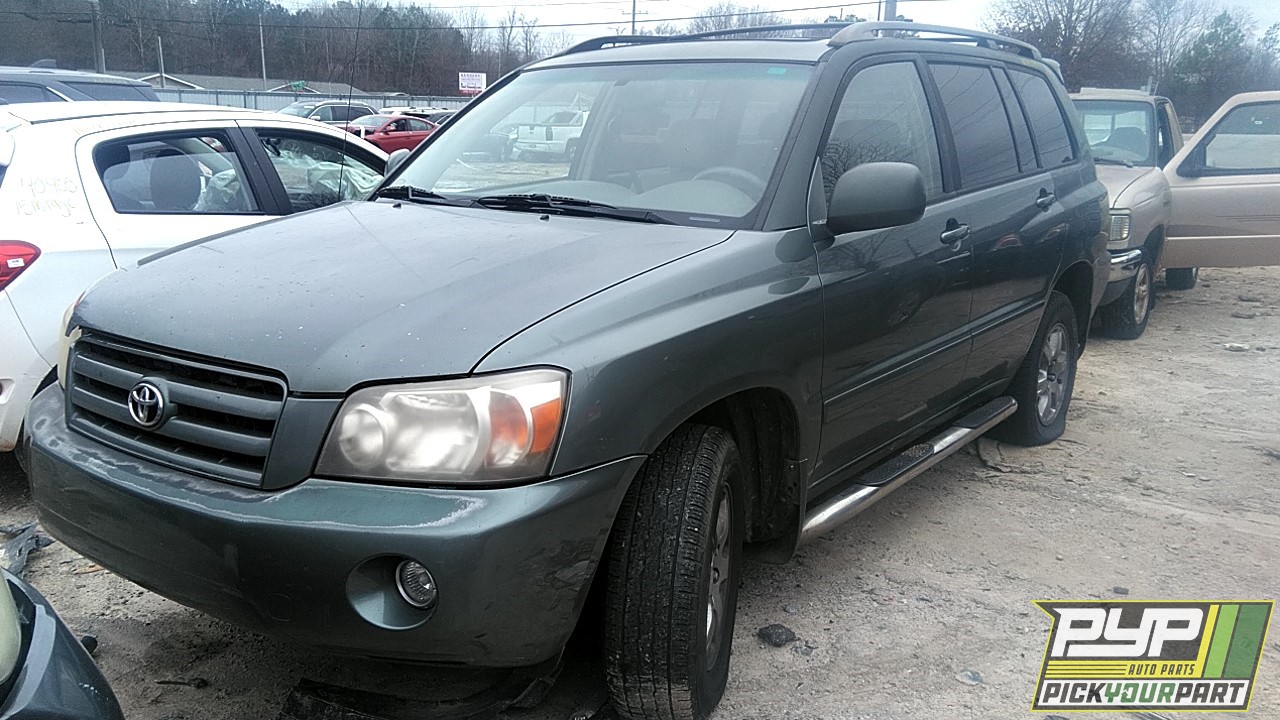 2004 TOYOTA HIGHLANDER partes disponibles