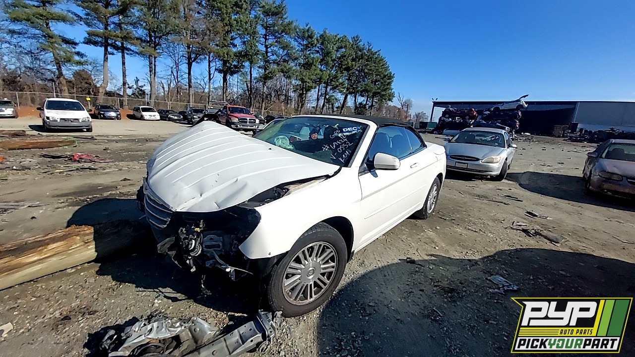 2008 CHRYSLER SEBRING partes disponibles