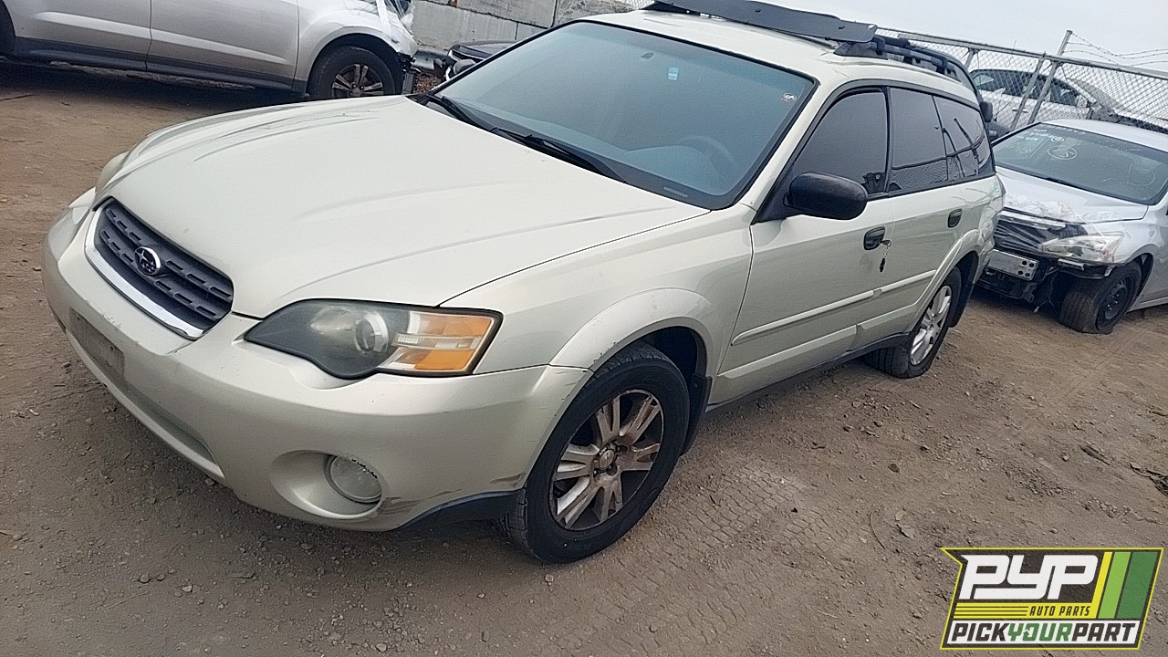 2005 SUBARU OUTBACK partes disponibles