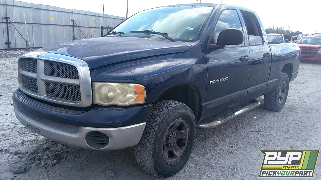 2002 DODGE RAM 1500 partes disponibles