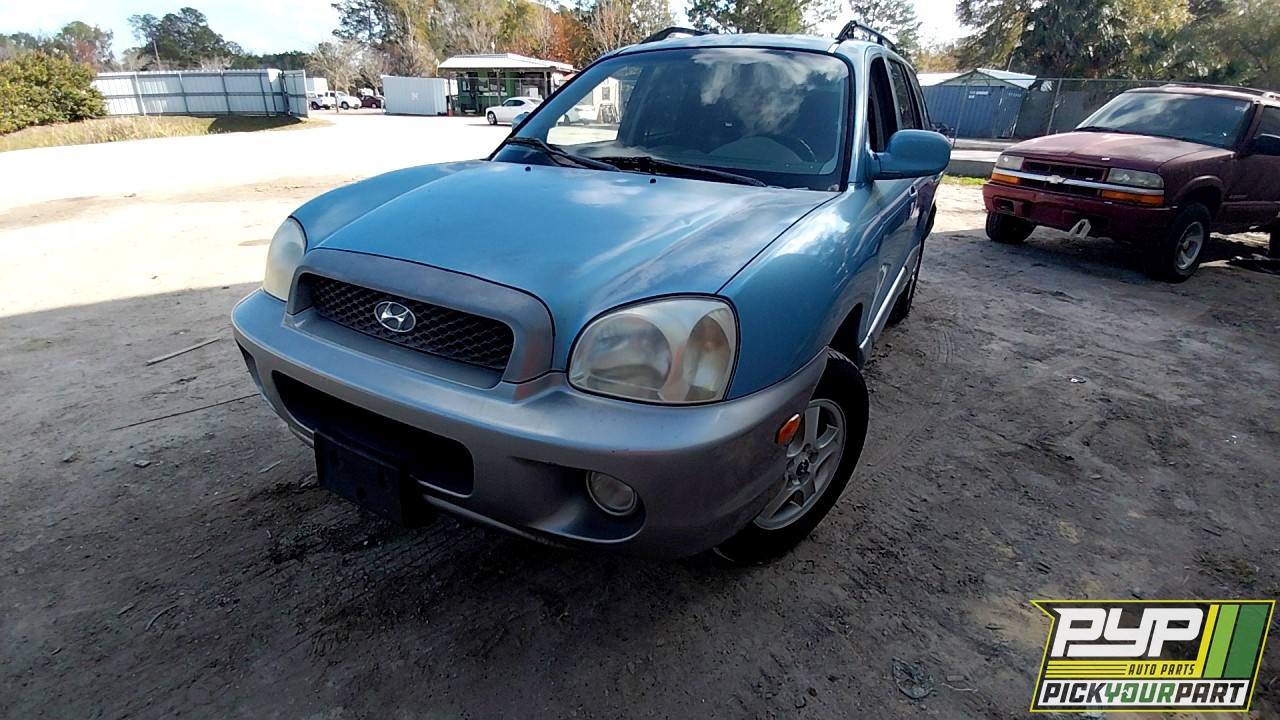 2003 HYUNDAI SANTA FE partes disponibles