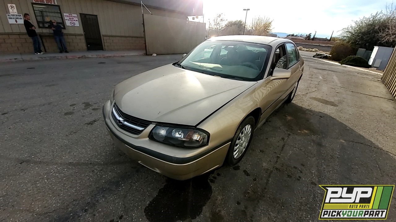2004 CHEVROLET IMPALA partes disponibles