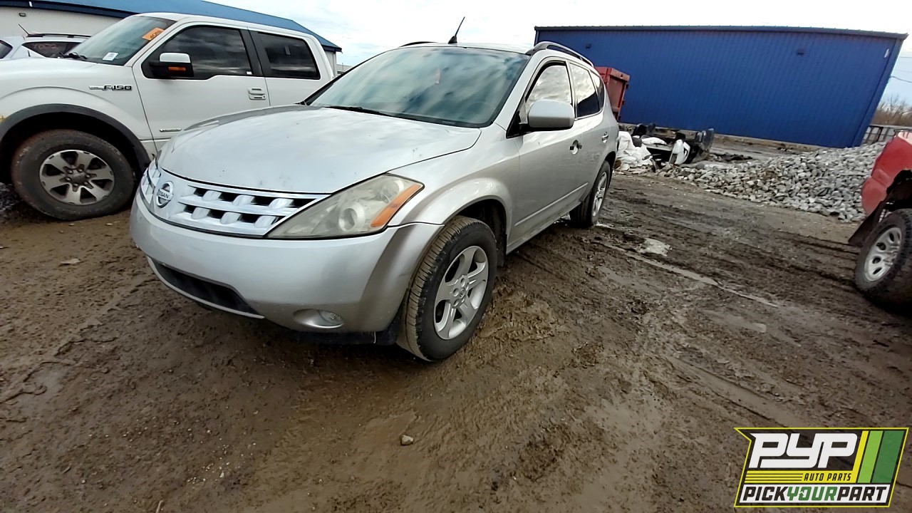 2004 NISSAN MURANO partes disponibles