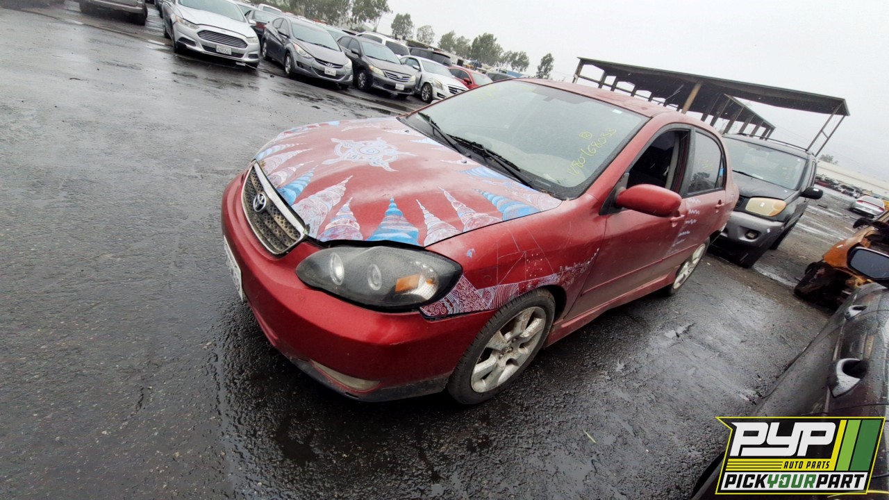 2004 TOYOTA COROLLA available for parts