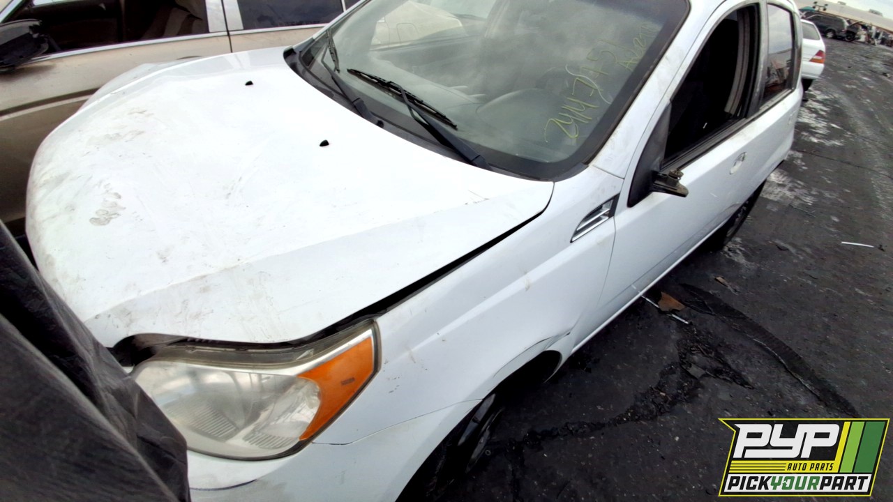 2011 CHEVROLET AVEO5 partes disponibles