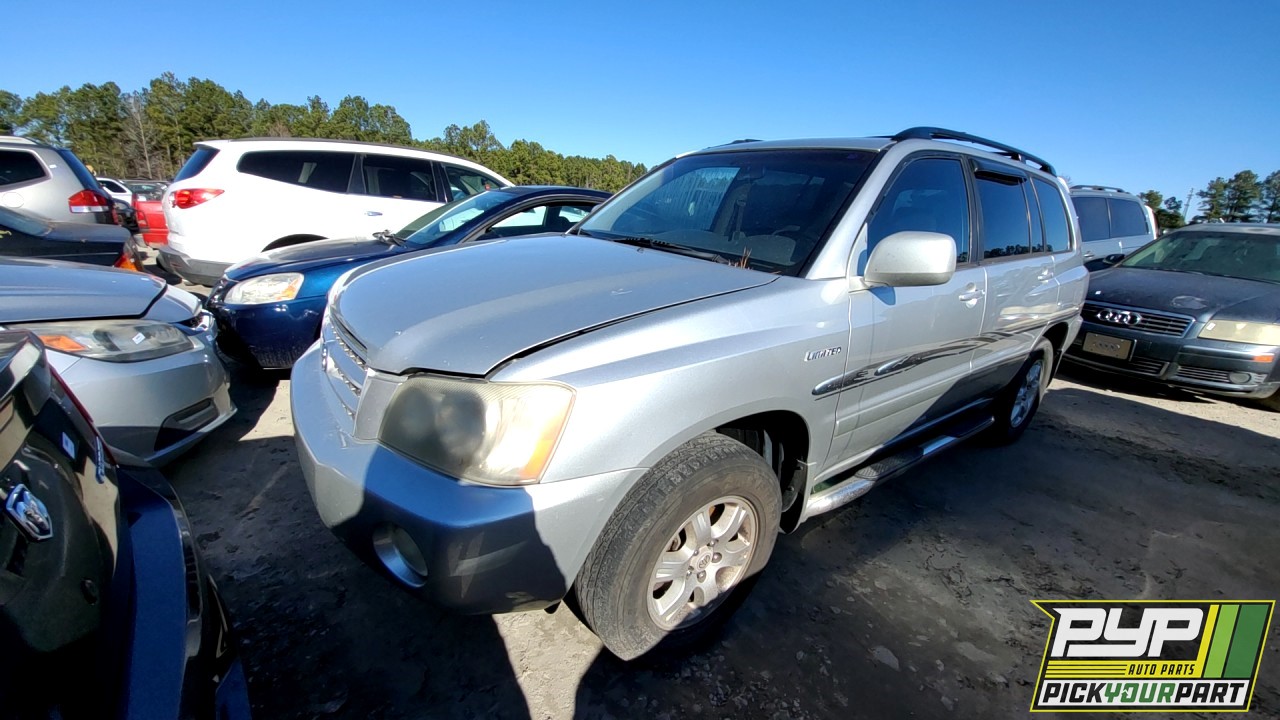 2001 TOYOTA HIGHLANDER partes disponibles