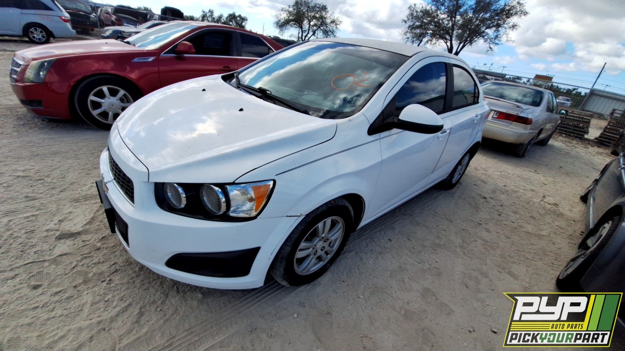 2012 CHEVROLET SONIC available for parts