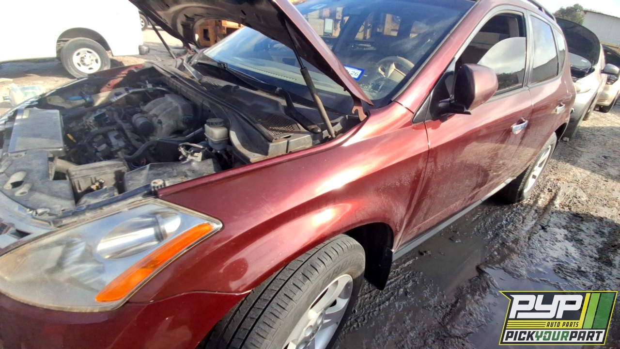 2005 NISSAN MURANO partes disponibles