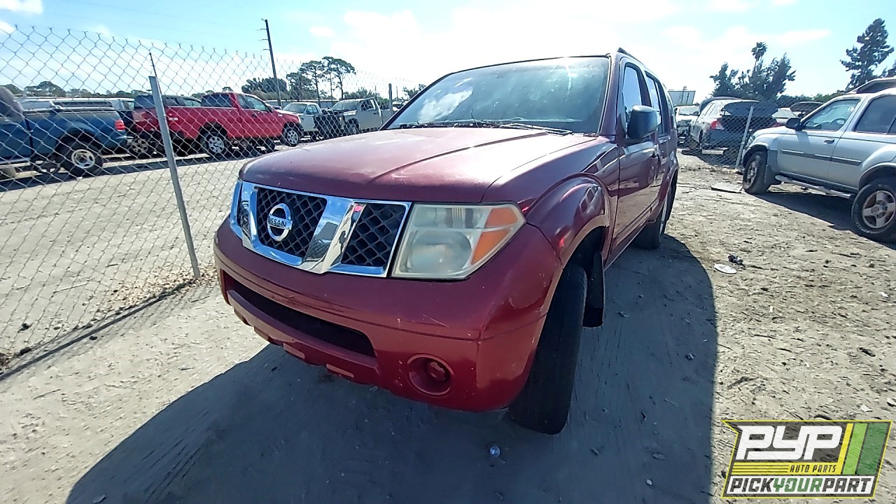 2006 NISSAN PATHFINDER partes disponibles