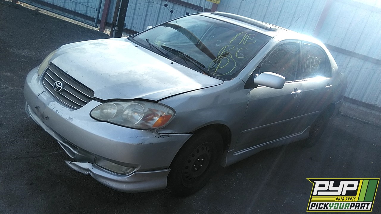 2003 TOYOTA COROLLA partes disponibles