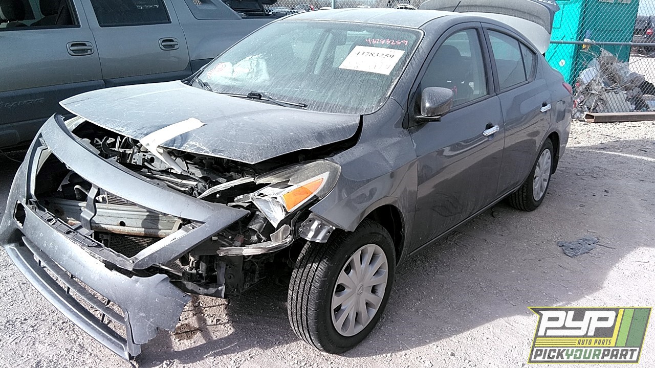 2016 NISSAN VERSA available for parts