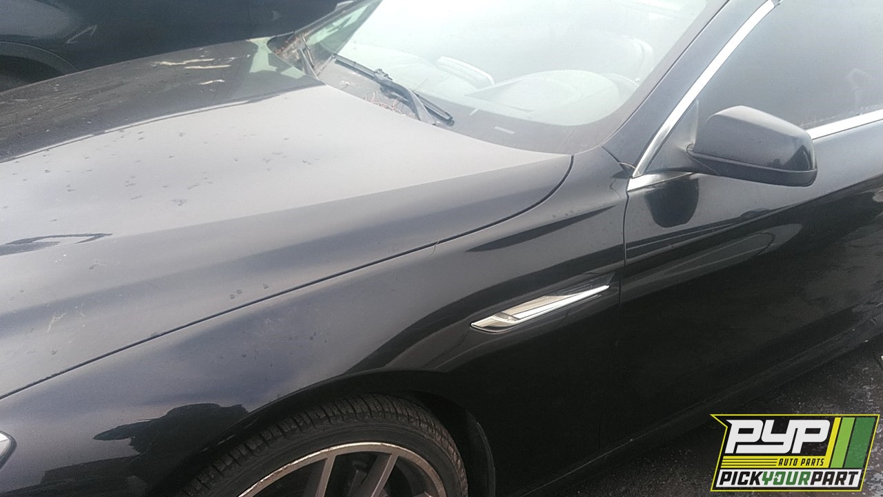 2012 BMW 650I partes disponibles