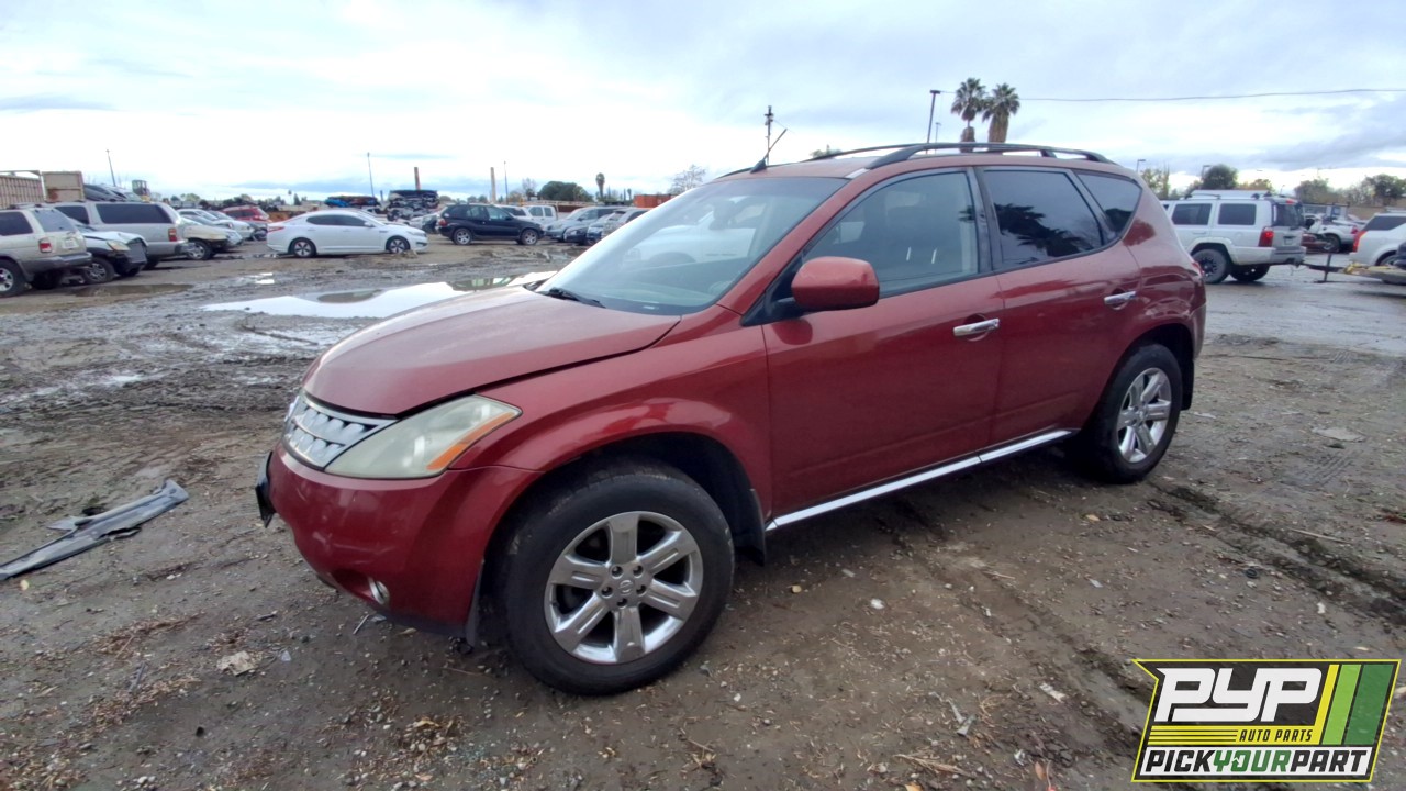 2006 NISSAN MURANO partes disponibles