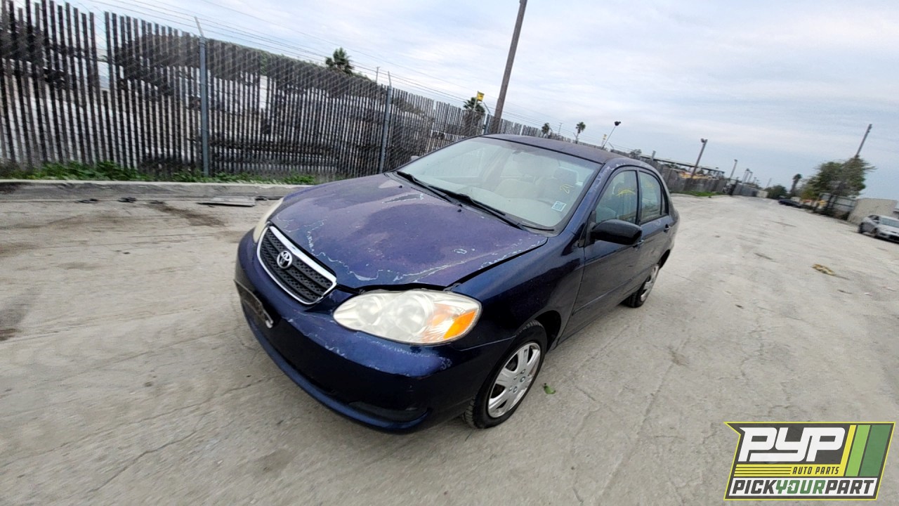 2006 TOYOTA COROLLA partes disponibles