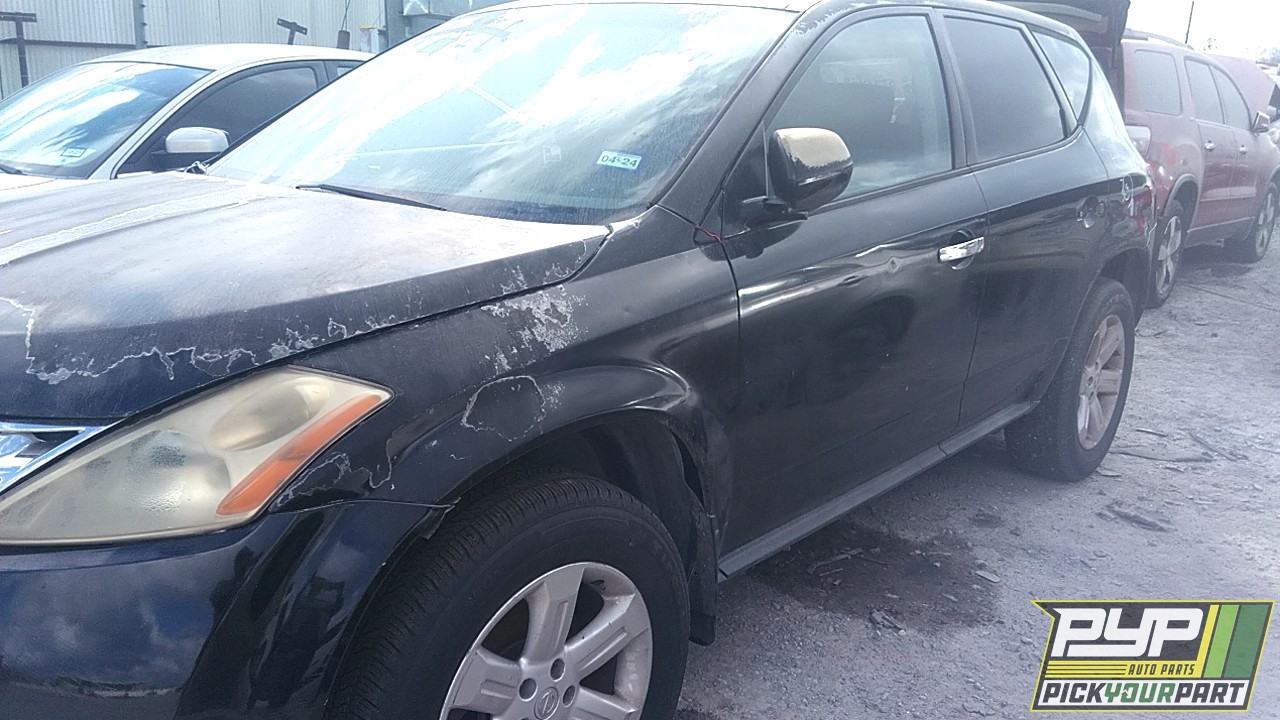 2006 NISSAN MURANO partes disponibles