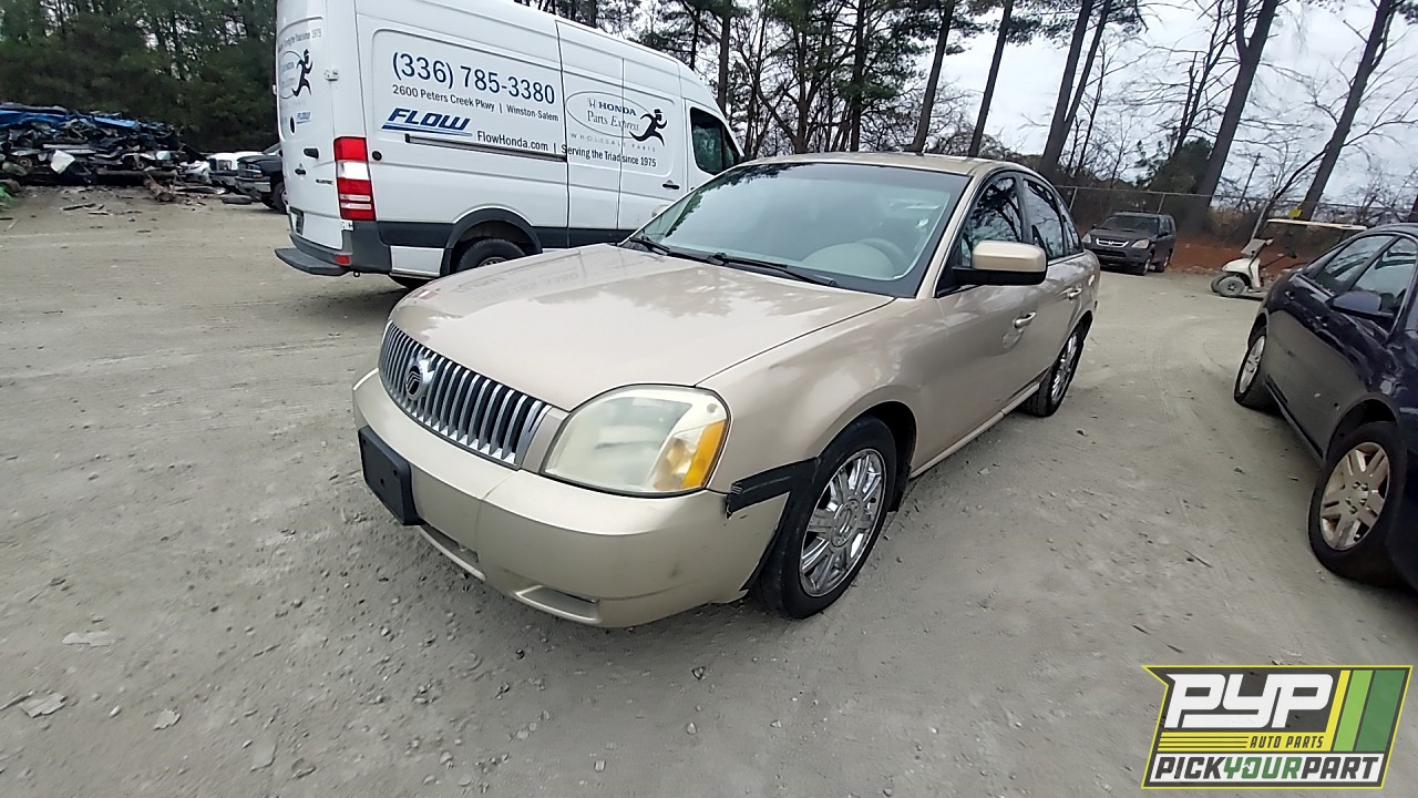 2007 MERCURY MONTEGO partes disponibles